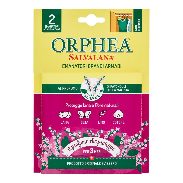 Emanatori Grandi Armadi al Profumo di Patchouli Orphea 2 Pezzi