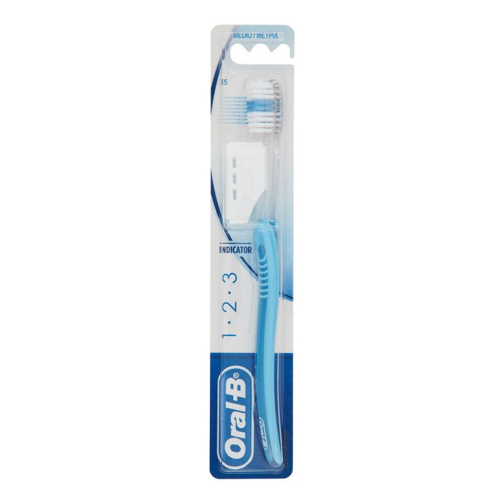 Oral-B&reg; 1 2 3 Indicator 35 Medium&nbsp;Spazzolino Manuale