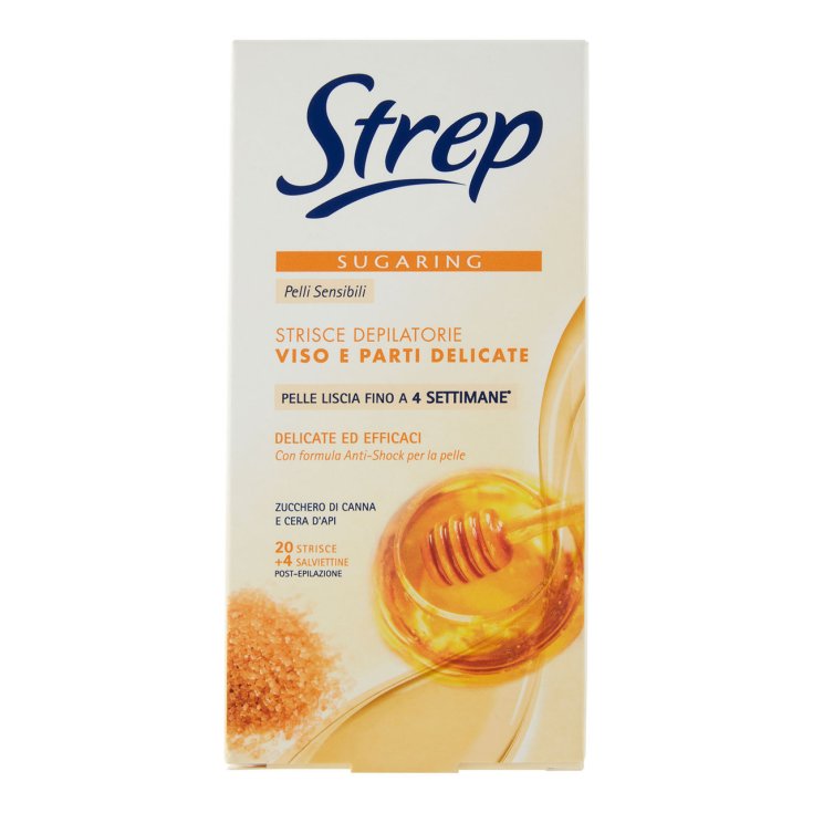 STREP SUGARING STRISCE VISO 20 PZ