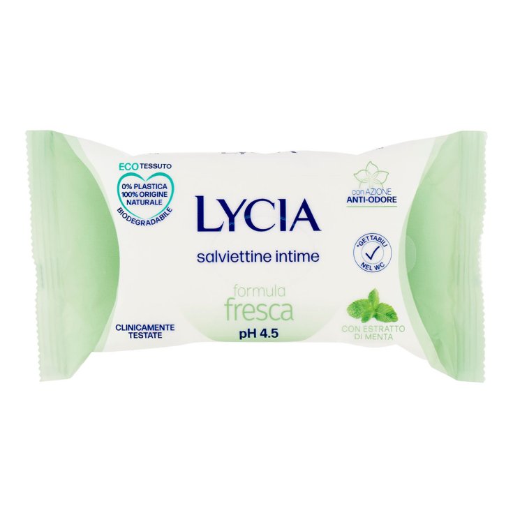 Salviettine Intime Freschezza Attiva Lycia 12 Pezzi