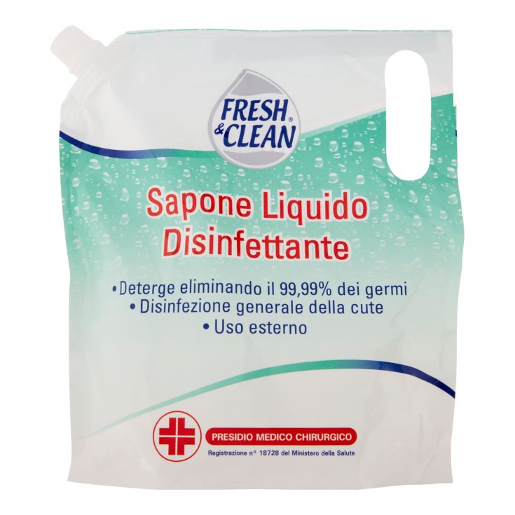 Sapone Liquido Disinfettante Ecoricarica FRESH & CLEAN 750ml