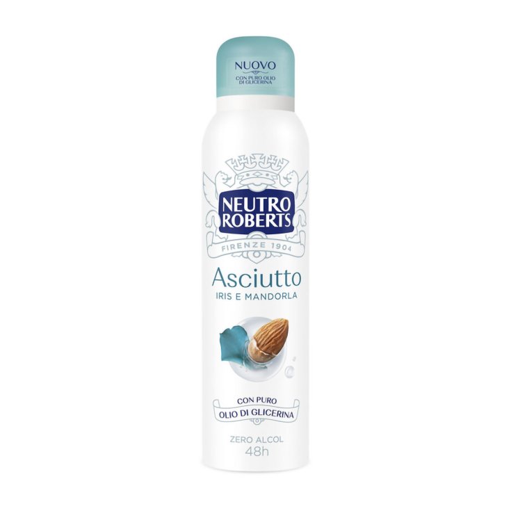 Deodorante Asciutto Iris E Mandorla Spray Neutro Roberts 150ml