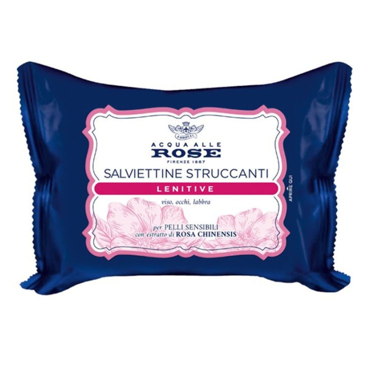 Salviettine Struccanti Lenitive Acqua Alle Rose 20 Pezzi