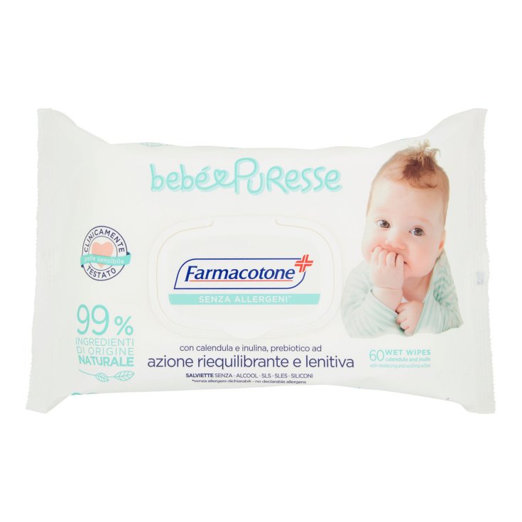 Beb&egrave; Puresse Farmacotone 60 Salviette