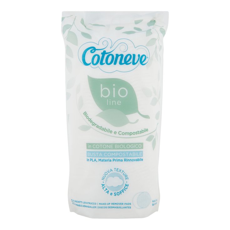 Bio Line Dischetti Struccanti Ovali Cotoneve 50 Pezzi