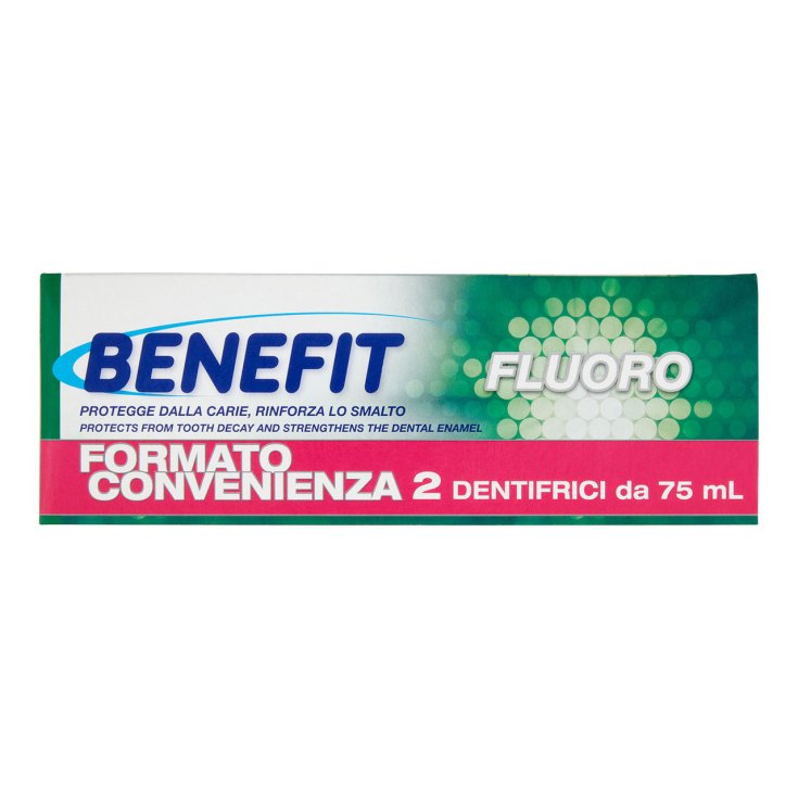 Benefit Dentifricio FLUORO 2x75ml