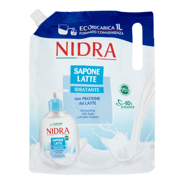 Ricarica Saponelatte Idratante Nidra 1000ml