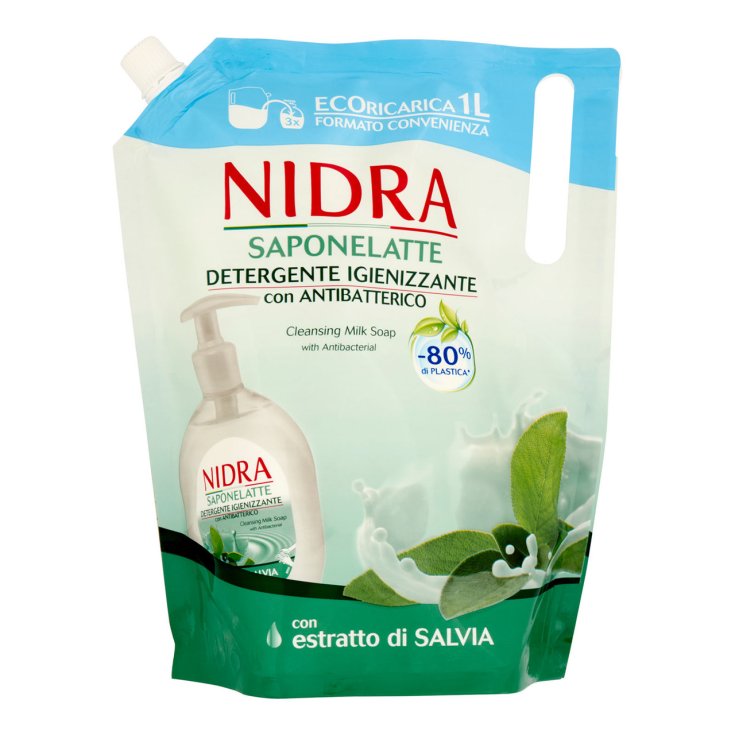 Ricarica Saponelatte Antibatterico Nidra 1000ml