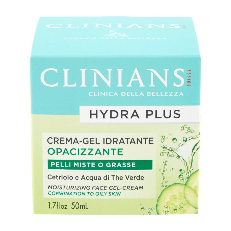 Hydra Plus Crema Gel Viso Idratante Opacizzante&nbsp;- Pelli Grasse CLINIANS 50ml