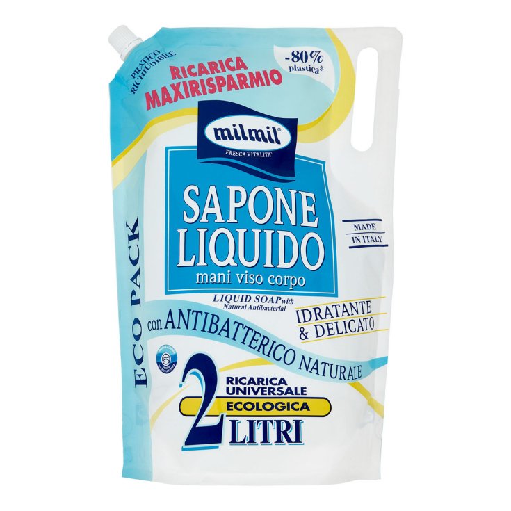 Morbidezza Naturale sapone Liquido Eco Ricarica Mil Mil 2000ml