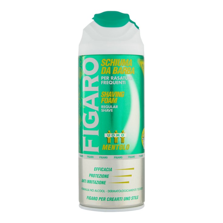 FIGARO SCHIUMA BARBA MENTOLO 400 M