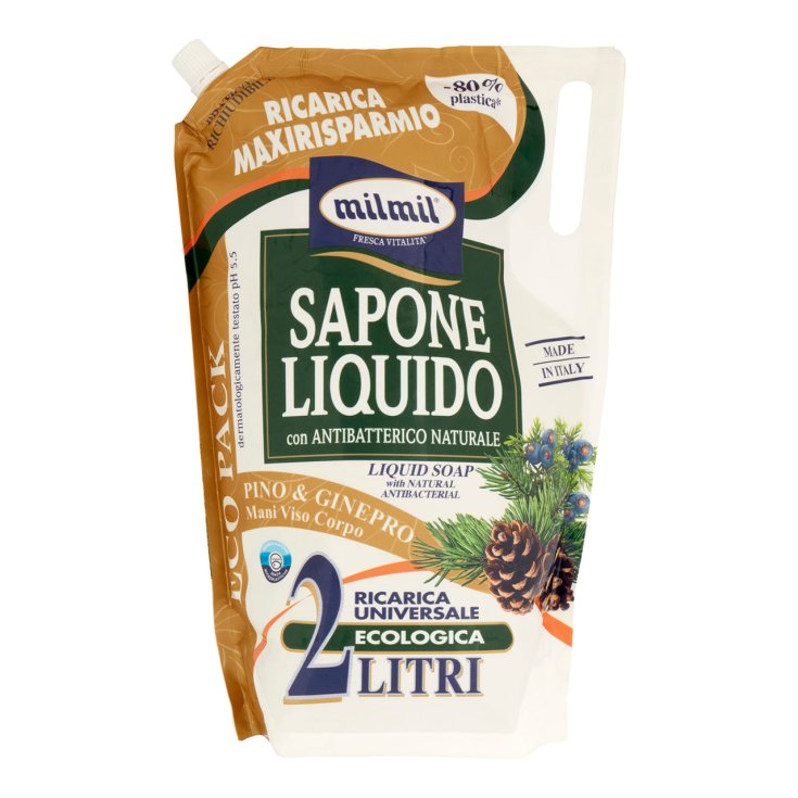 Sapone Liquido Pino & Ginepro Ecoricarica Mil Mil 2L