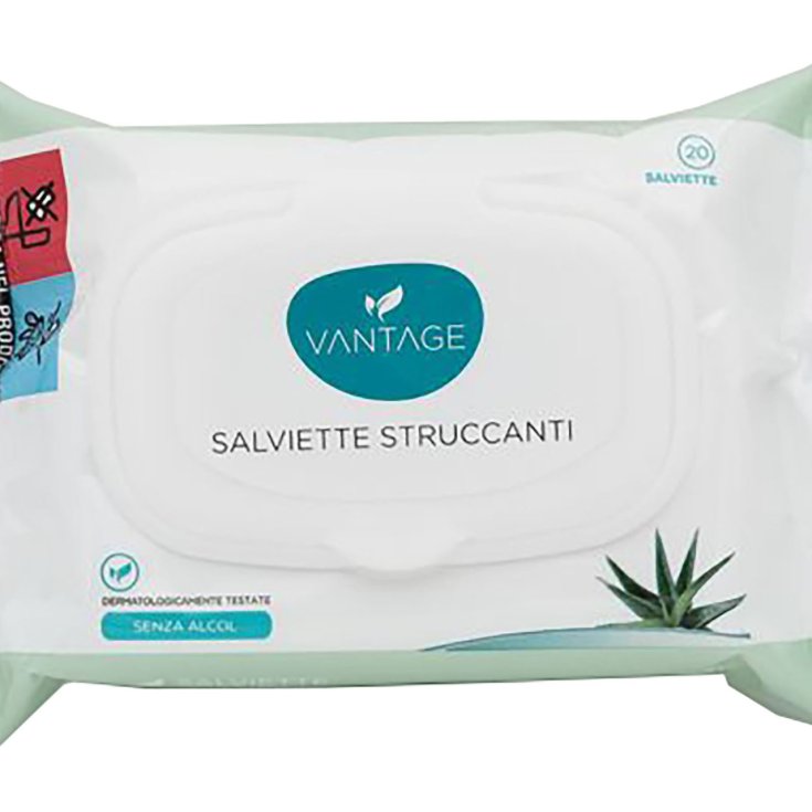 Salviette Struccanti Vantage 20 Pezzi
