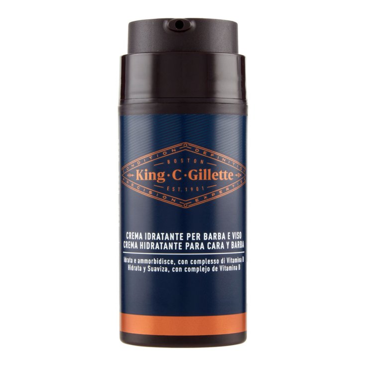 Crema Idratante Barba E Viso King C. Gillette 100ml