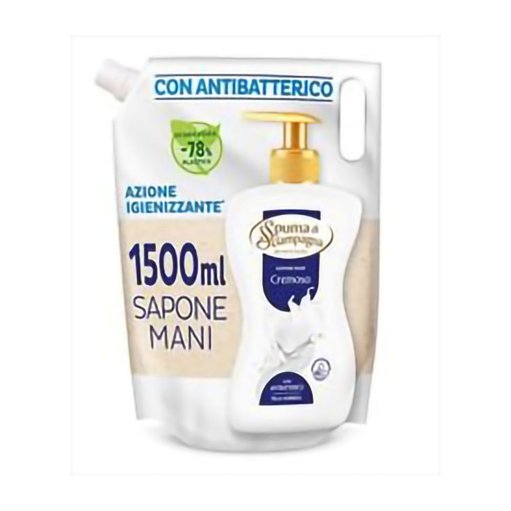 Sapone Cremoso Antibatterico Spuma di Suampagna Eco Ricarica 1,5L