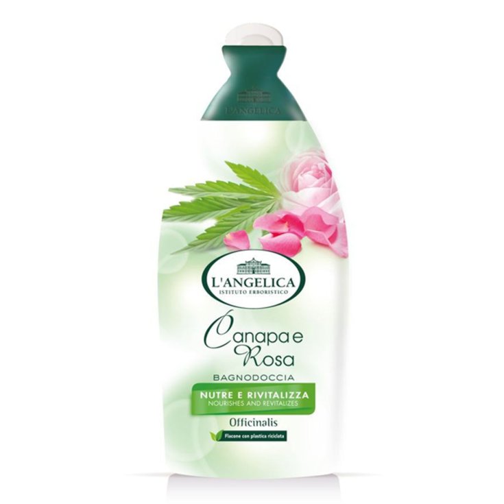 Bagnoschiuma Canapa & Rosa L'Angelica 500ml