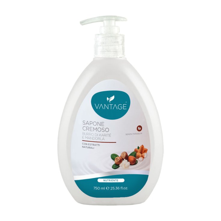 Sapone Cremoso Mandorla E Burro Di Karit&egrave; VANTAGE 750ml