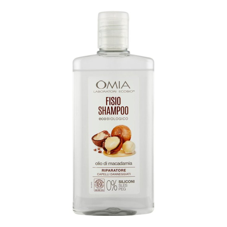 Fisio Shampoo Ecobiologico Macadamia Omia Laboratori Ecobio 200ml
