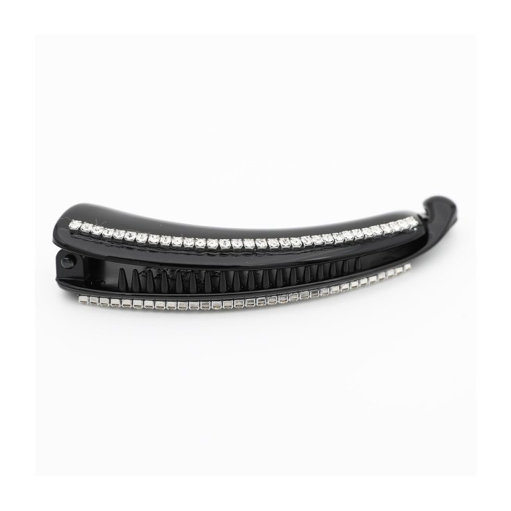 Pinza A Banana Con Strass Look Company 1 Pezzo