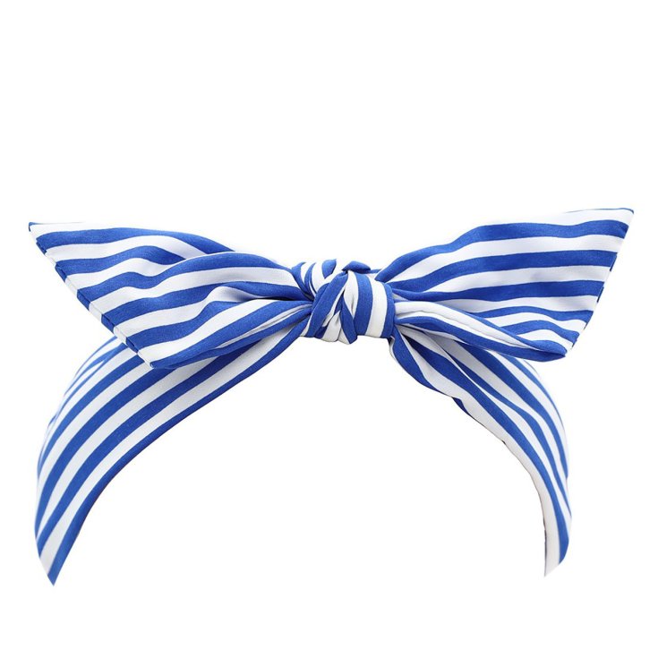 IB ACC CERCHIETTO RIGHE BLU