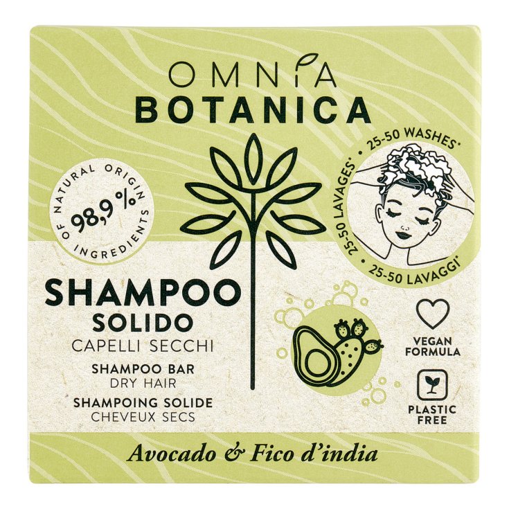 Shampoo Solido Capelli Secchi OMNIA BOTANICA 50g