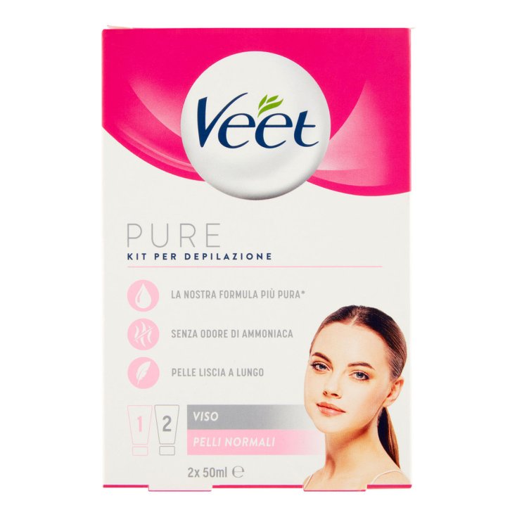 PURE Kit Depilazione Viso VEET 2X50ml