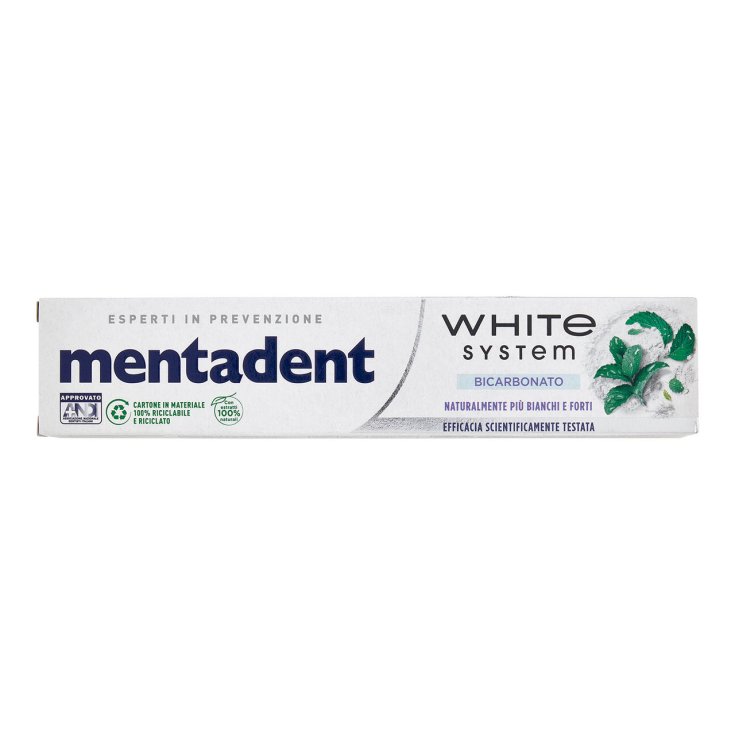 WHITE SYSTEM Bicarbonato MENTADENT 75ml