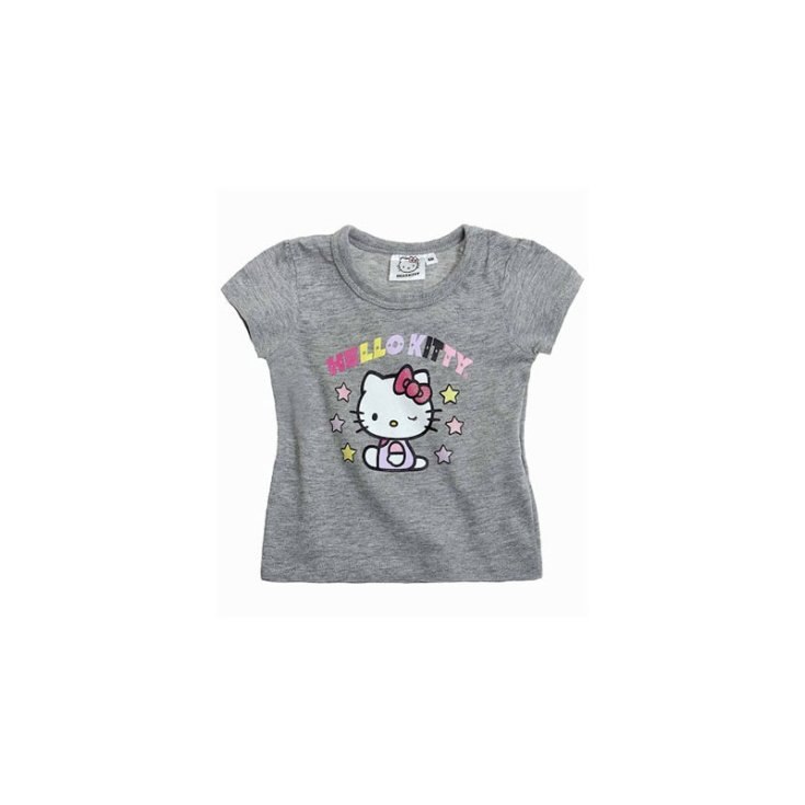 T-shirt maglia maglietta bimba neonata Hello Kitty grigio 12 m