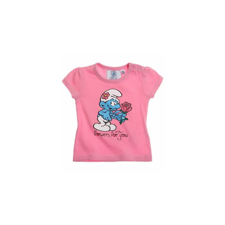 T-shirt maglia maglietta bimba neonato The Smurfs Puffo 18 m