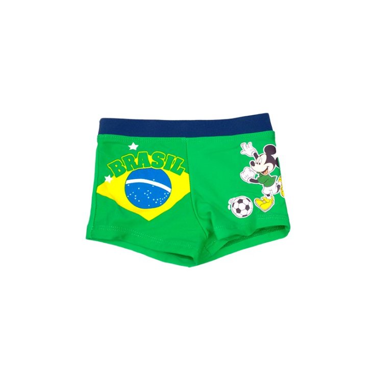 Costumino costume da bagno boxer bimbo neonato Disney baby Mickey Mouse verde 12 m