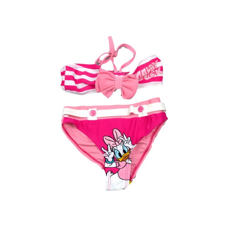 Costumino costume da bagno 2 pezzi bimba bambina Disney Paperina fucsia 8A