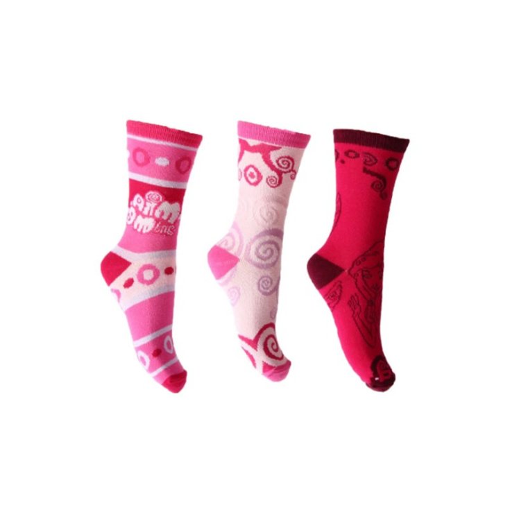 Confezione 3pz calza corta calzino bimba bambina Mia & Me 23-26