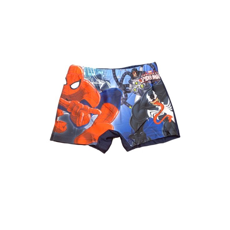 Costumino costume da bagno boxer bimbo bambino uomo ragno Spiderman rosso 4A