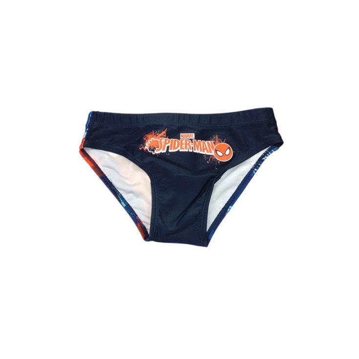 Costumino costume da bagno slip bimbo bambino uomo ragno Spiderman blu 4A