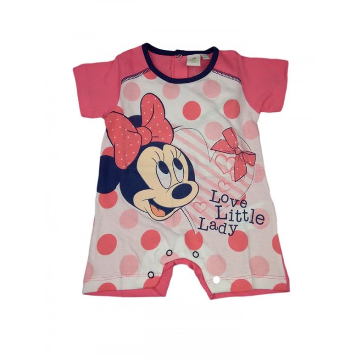 Disney Baby Tutina Minnie In Cotone Colore Rosa-Fucsia 3-6 Mesi