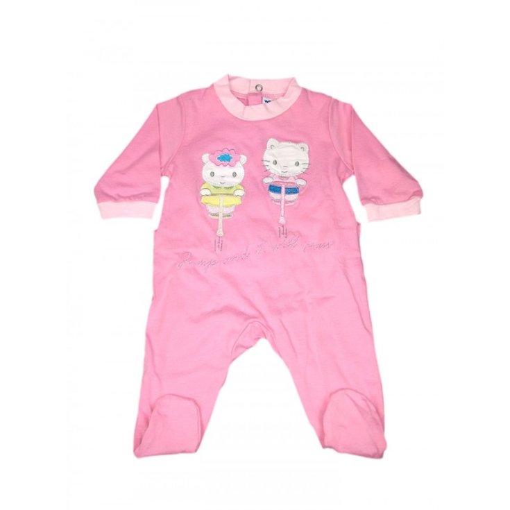 Tuta tutina cotone bimba neonato Will B rosa 0 - 3 m