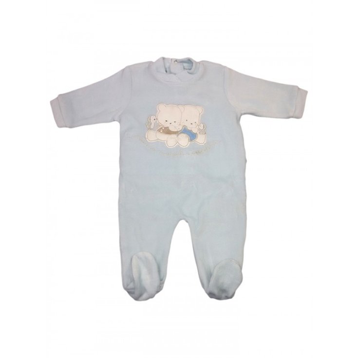 Tuta tutina ciniglia bimbo neonato Ellepi cielo 0 m