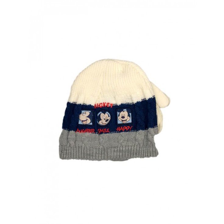 Set 2pz cappello cappellino guanti bimbo bambino Disney baby Mickey tg 50