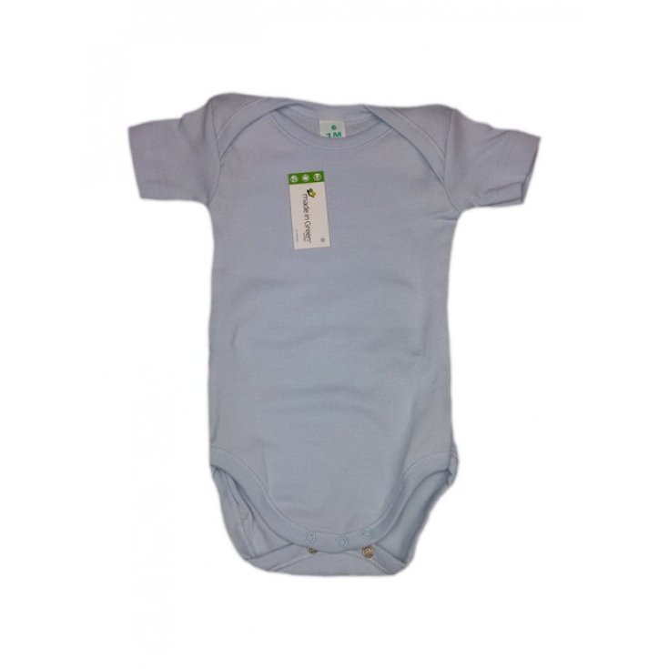 Body bodino intimo neonato bimbo mezza manica Rapife cielo 12 m