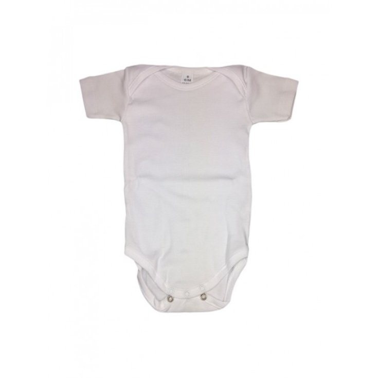 Body bodino intimo neonato bimbo bimba mezza manica Rapife bianco 6 m