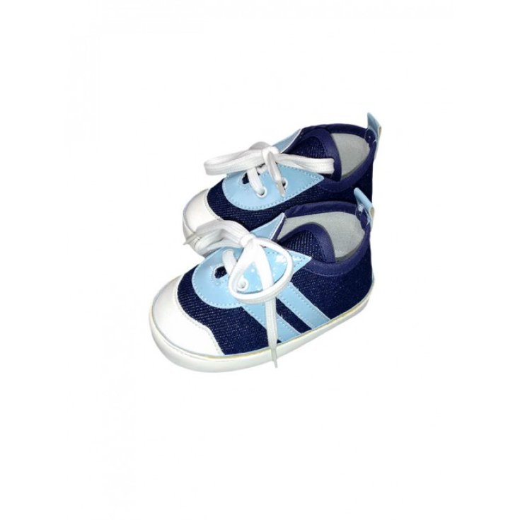 Scarpina scarpa  bimbo neonato Maril&ugrave; jeans 16