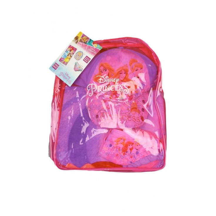 Set mare zaino telo cappello costumino slip costume da bagno bimba bambina Principesse Disney 6A