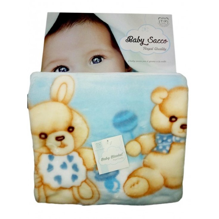 Baby sacco copertina coperta pile culla carrozzina bimba neonato T&R rosa TU