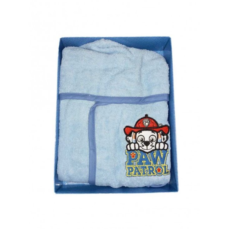 Accappatoio bimbo spugna cotone neonato Paw Patrol cielo 12 m