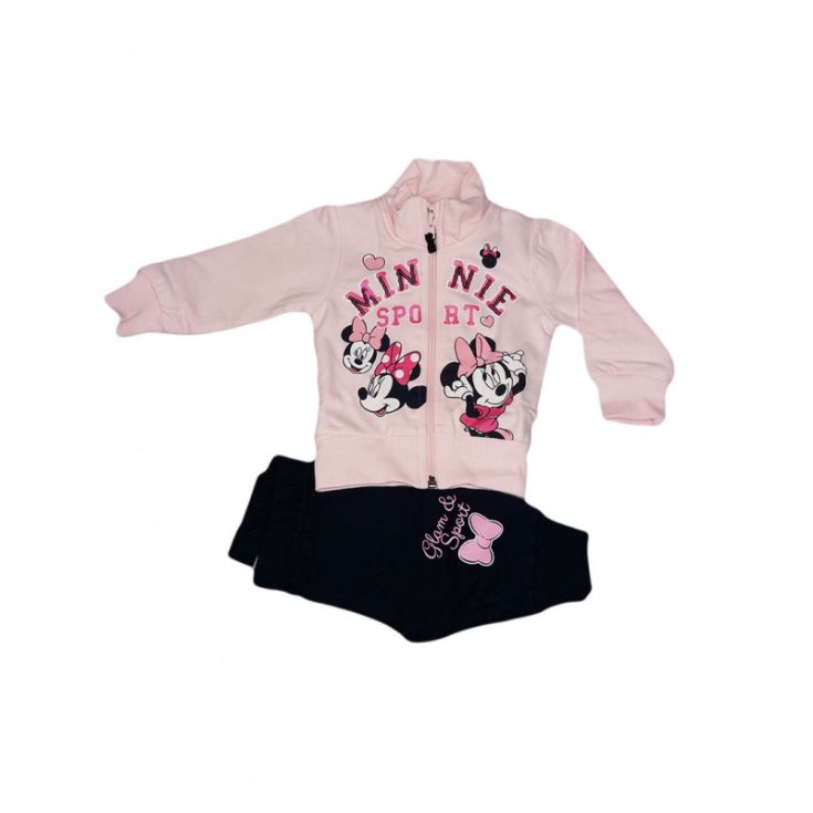 Completo tuta 2pz maglia maglietta pantalone bimba neonato Arnetta Disney baby Minnie 12 m