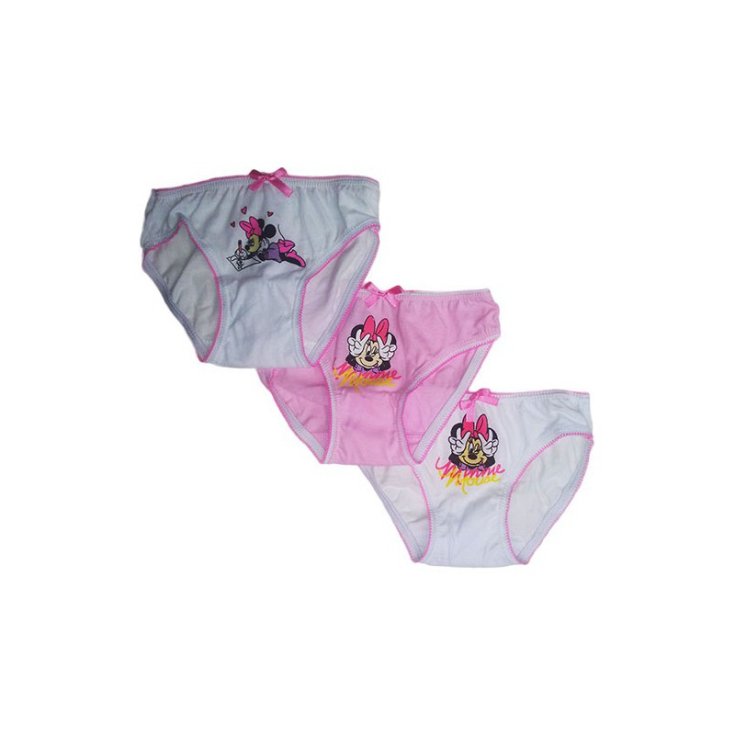 Tris slip mutandina bimba bambina Disney  Minnie 4-5 anni