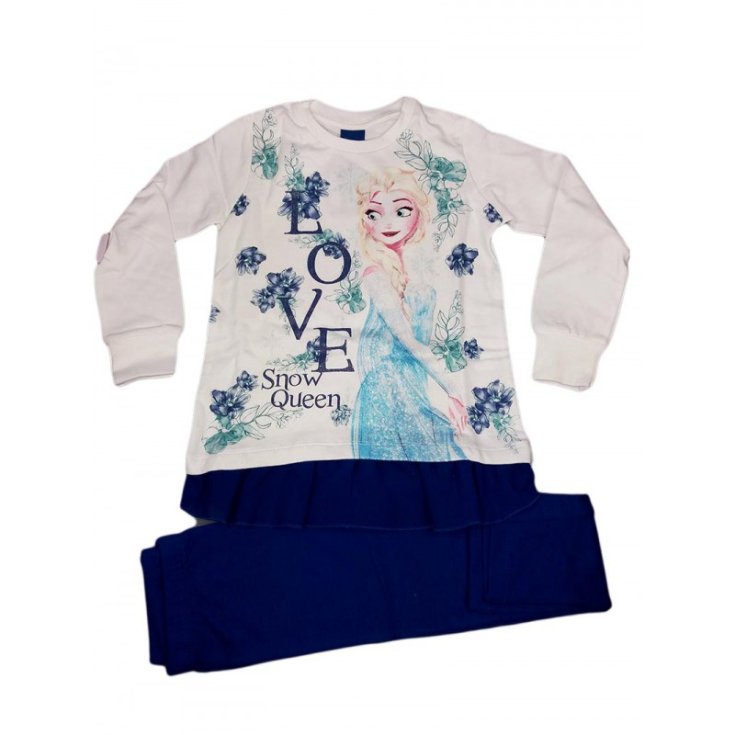 Completo 2pz maglia pantalone leggings bimba bambina Arnetta Disney Frozen 5A