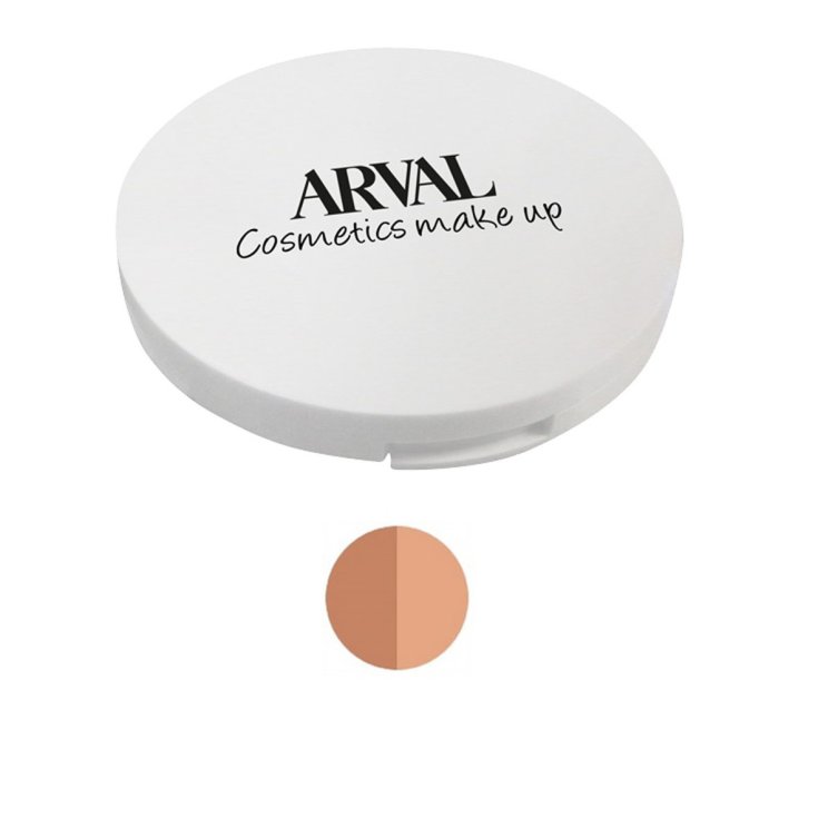 Arval Fard Compatto Duo n. 03 malva e beige aranciato