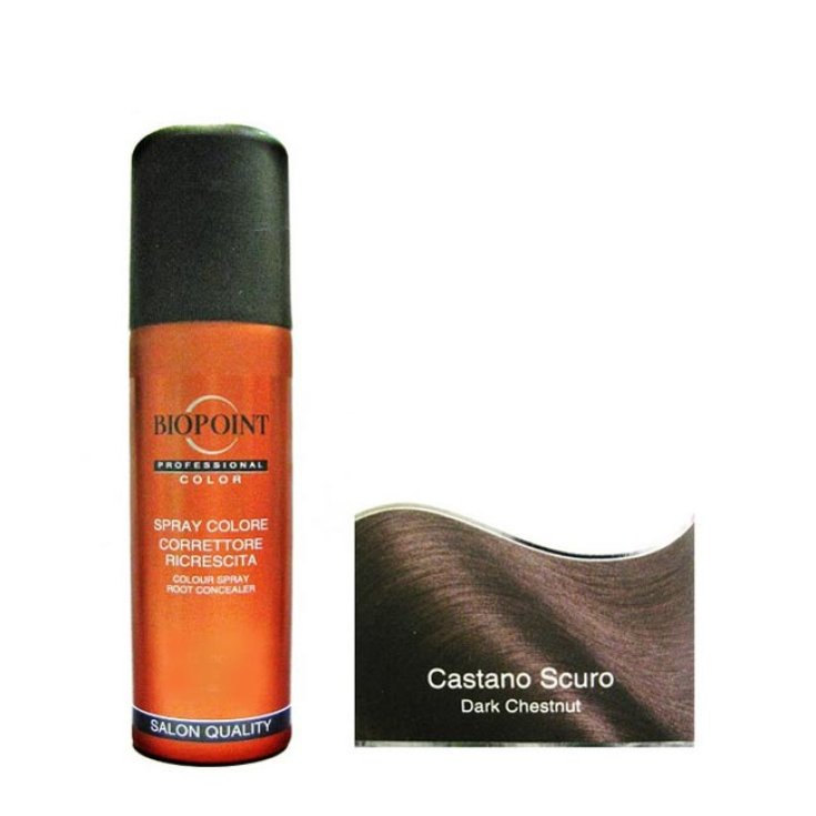 Biopoint Spray Colore Correttore Ricrescita Castano Scuro 75 ml