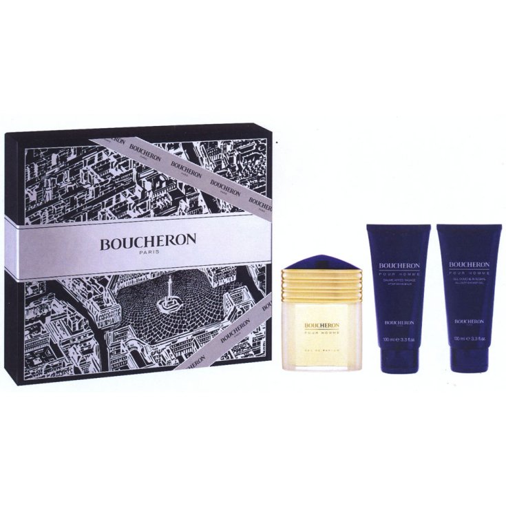 Boucheron Homme Eau De Parfum Spray 100ml Set 3 Parti 2019